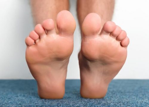A person's feet